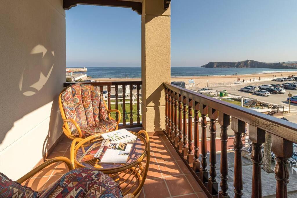 Apto En Primera Linea De Playa Comillas Εξωτερικό φωτογραφία